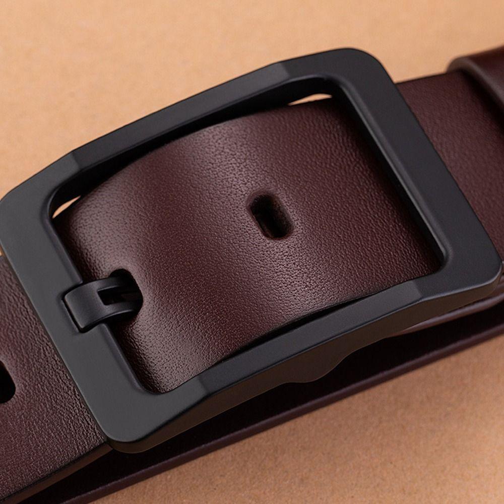 Casual Leather Belt Versatile Trouser Dress Belts Fashion Waist Strap