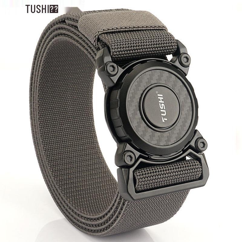 Quick-Release Nylon Tactical Belt for Workwear & Outdoor Training