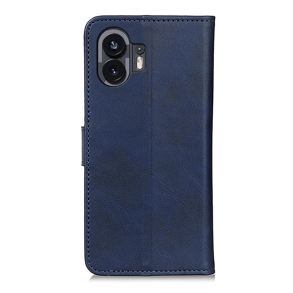 PU Leather Phone Case for Nothing Phone (2),Cowhide Texture Wallet Full Protection Stand Cover