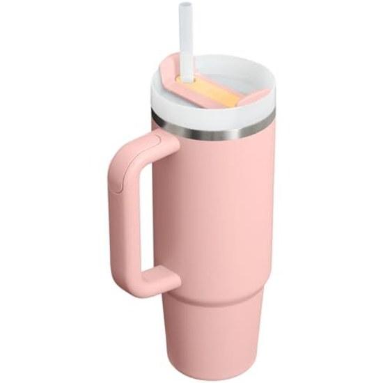 Термокружка Stanley 1913 Quencher H2.0 FlowState с двойными стенками, цвет Персиковая Роза, 30 унций 0.89 л