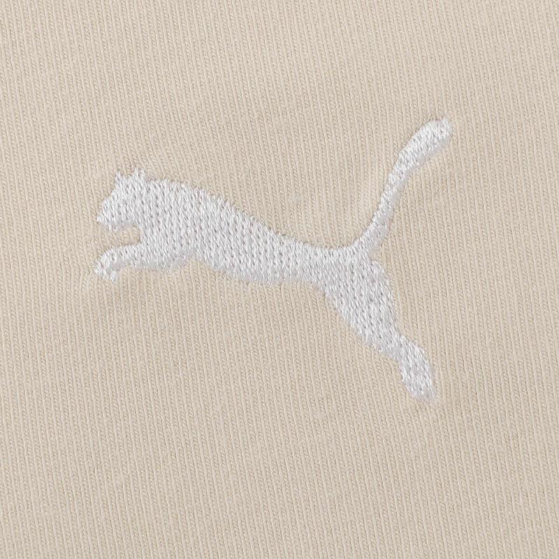 Puma Удобная вязаная спортивная футболка с коротким рукавом Женские топы Хаки 631305-87