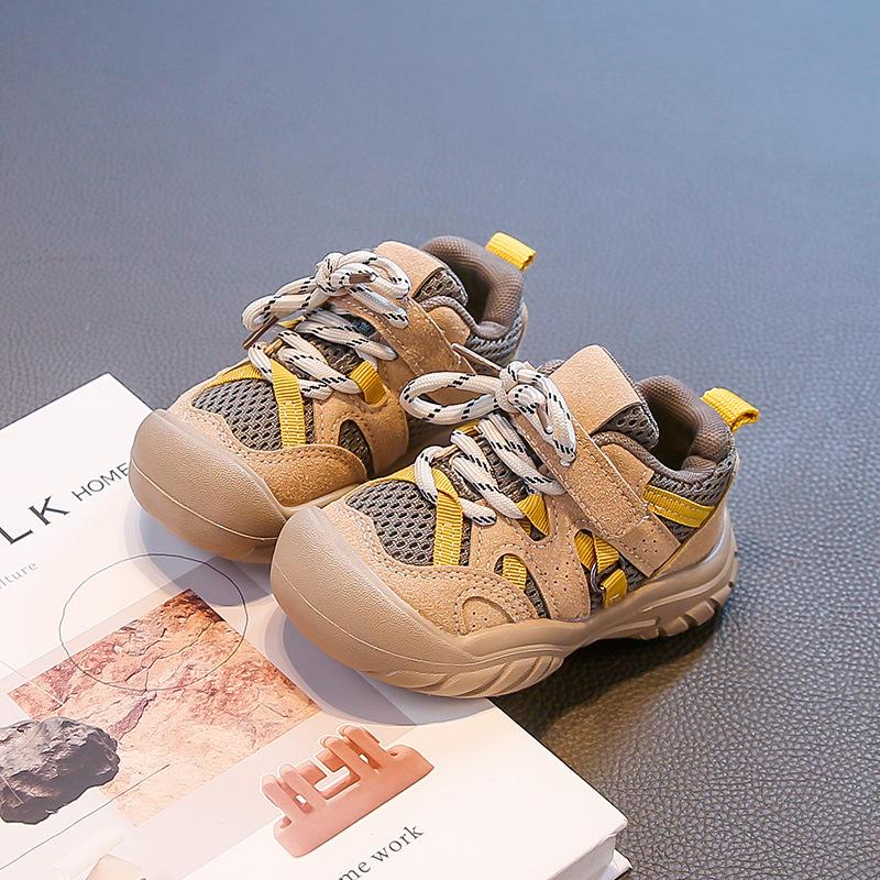 Детская обувь 2025 осень мальчики Япония и Корея немецкие тренировочные туфли девочки студенты уличные вирусные тренды универсальная спортивная обувь прилив