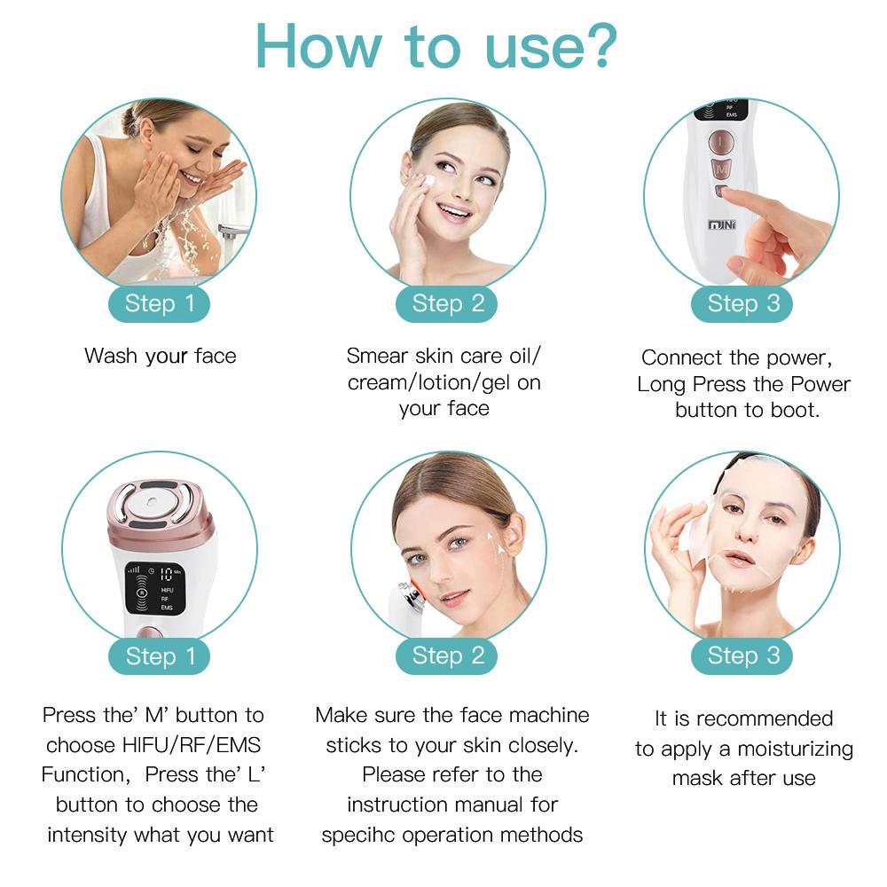 НОВЫЙ мини HiFu ультразвуковой RF EMS микротоковый лифтинг лица против морщин уход за кожей лица устройство красоты