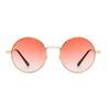 Retro Small Round Sunglasses for Men Women Polarized Circle Sun Glasses UV385 Protection Shades for Beach Vacation