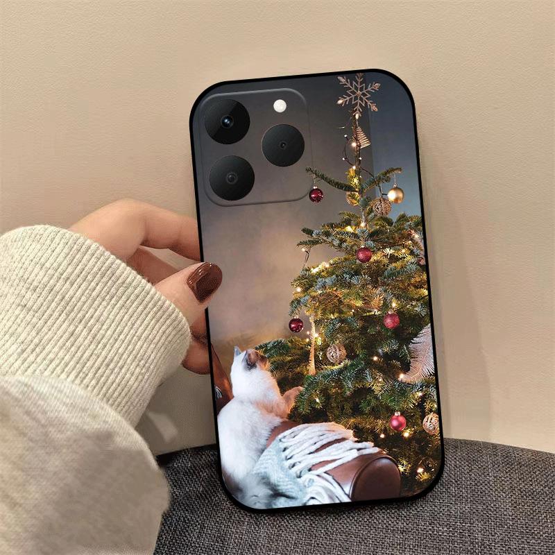 Рождественский чехол для Realme 14 13 15 Pro Plus 14X 15T 14T Funda Модный мягкий силиконовый TPU чехол для телефона для Realme 14 Pro Lite Coque