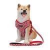 THAIN Harness Lead Dog Dog Dog Mesh Breathable Dog Lead for Dogs Pattern & Set, Harness, Anti-Pulling Harness, Harness, Fabric, Harness, (Arabesque