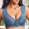 Katta O'lchamli Push-Up Oldi Qisqichli Byustgalter Qattiq Kosachali Dantelli Tank Top Bralet
