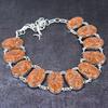 Strawberry Quartz Gemstone 925 Sterling Silver Gift Jewelry Necklace 18"