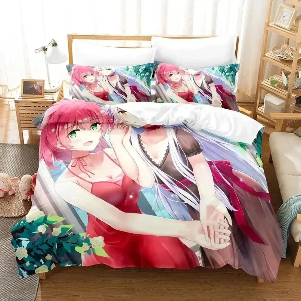 Luxury New 3D Print Anime Legend of Heroes Bedding Set Duvet Cover Bed Set Quilt Cover Pillowcase Queen Boys Adult Bedding Set