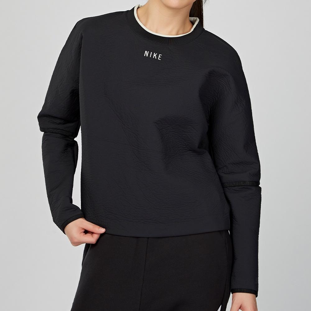 Nike Sweatshirts Women's Black Crew Neck Moderate Other 930766-010
