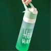 650ml Water Mist Spray Gradient Water Bottle Cools Down Spray Bottle Sports Water Cup  Outdoor