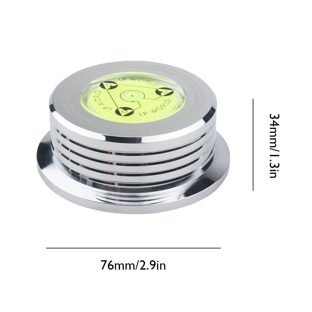 Универсальный 50 Гц LP Дисковый стабилизатор с уровнем металлический виниловый проигрыватель весовой зажим для проигрывателя пластинок алюминиевый сплав весовой зажим