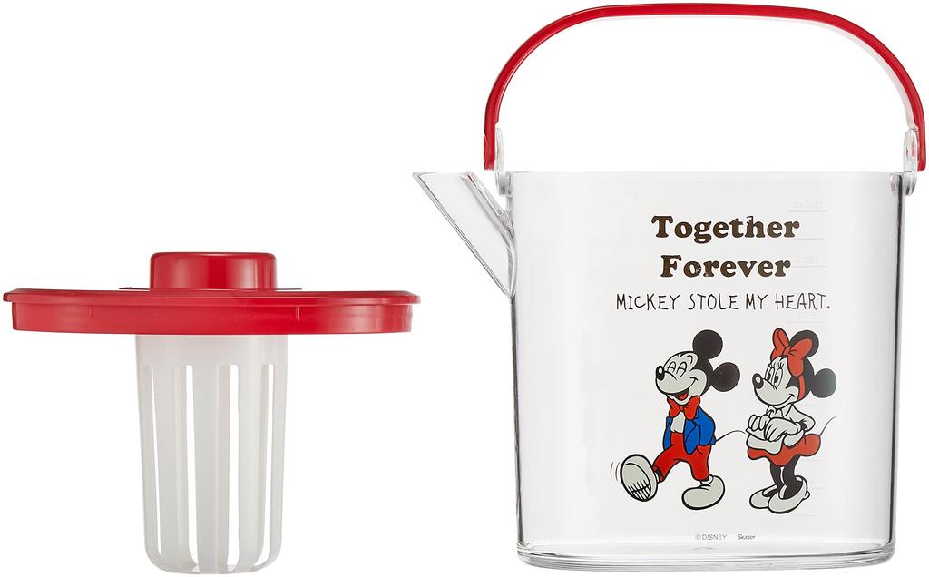 Skater Комикс Микки и друзья Дисней Холодный Чайник с CM10 и 1,2 л Жаростойким Ситечком,