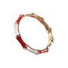 Colorful Enamel Bangle Vintage Hand Bracelet Fashion Bamboo Bangle  Jewelry Gifts