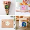500Pcs/Roll Paper Thank You Sealing Tape Thank You Sticker Wedding Decor Self-adhesive Baking Cake Stickers Circular Gifts Bags
