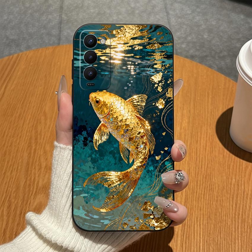 Чехол для Tecno Camon 18 Premier 18P 18T 18i Золотая Лошадь Мягкий Матовый Силикон Ударопрочный Чехол для Телефона Для Tecno Camon18 Задняя Крышка
