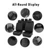 Universal Car Seat Cover Set Breathable PU Leather Vehicle Seat Cushion Full Surround Cover for Car Compatible with Airbag Fit 5-Seat Auto