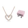 Swarovski Ожерелье Сердце Лебедя Женское ожерелье Розовое Золото 5628657