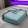 Весна-лето, однотонное одеяло, можно стирать в машине, хлопковые одеяла, мягкое, приятное для кожи одеяло для детской и взрослой кровати