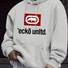 Hoodie with "Ecko Unlimited" Pattern - Casual Sports Regular Autumn/Winter Hoodie