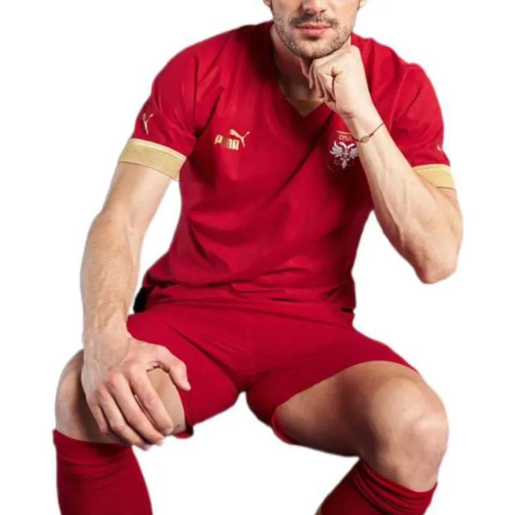 PUMA Serbia National Team Soccer Jersey Fan Edition Men's (Unisex) Soccer Jerseys 765760 01