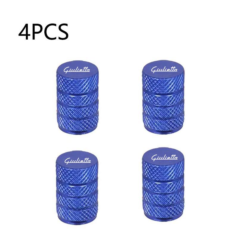 SVMHZ1 For Alfa Romeo Giulietta Accessories Car Wheel Tire Valve Caps Tyre Stem Covers Airdust Waterproof