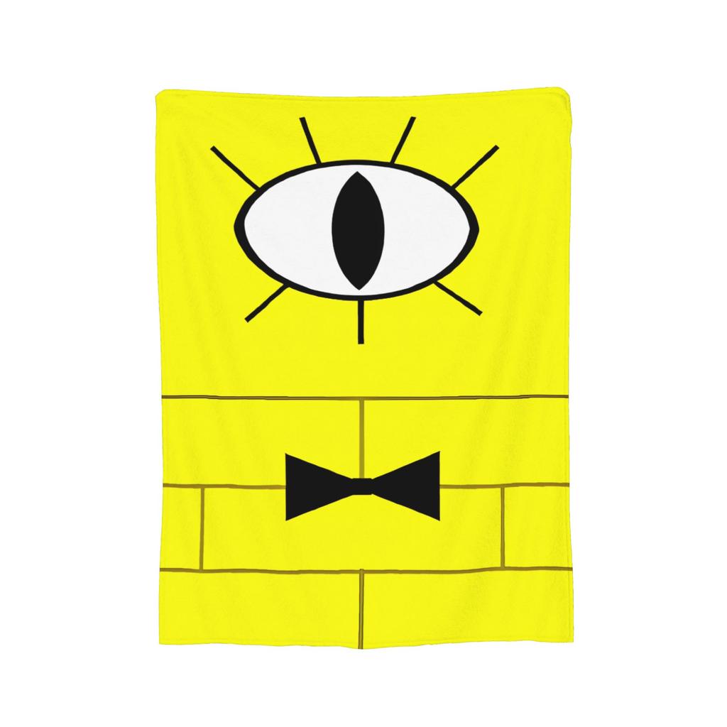 Bill Cipher Gravitys Falls blanket Velvet Textile Decor Portable Warm Throw blanket for Bed Office Bedding Throws