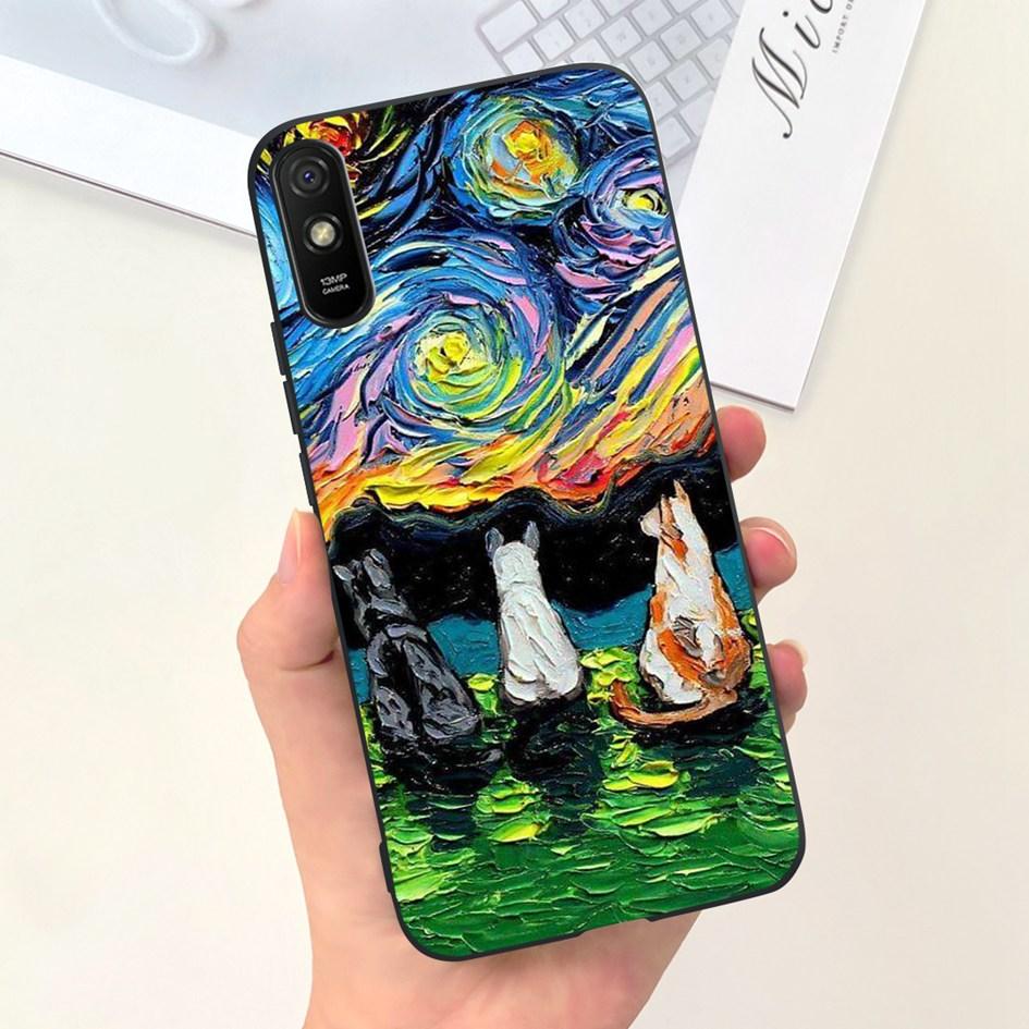 For Xiaomi Redmi 9A 9AT Case Lovely Astronaut Butterfly Soft Silicone Phone Back Cover For Xiaomi Redmi 9i Sport Redmi9a Hoesjes