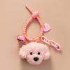 Kawaii Teddy Dog Plush Pet Lovers DIY Keychain High Quality Cushion Couples Keyring Charms Car Keychain Wholesale