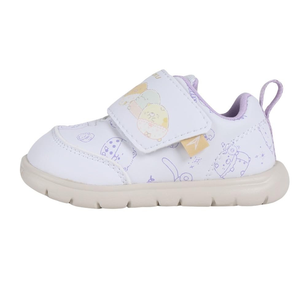 Shunsoku Sumikkogurashi Baby Foot Sizes Boys and SJB 1130 Shoes, Sneakers, Wide, Lightweight, Development, 12-15cm, Girls,