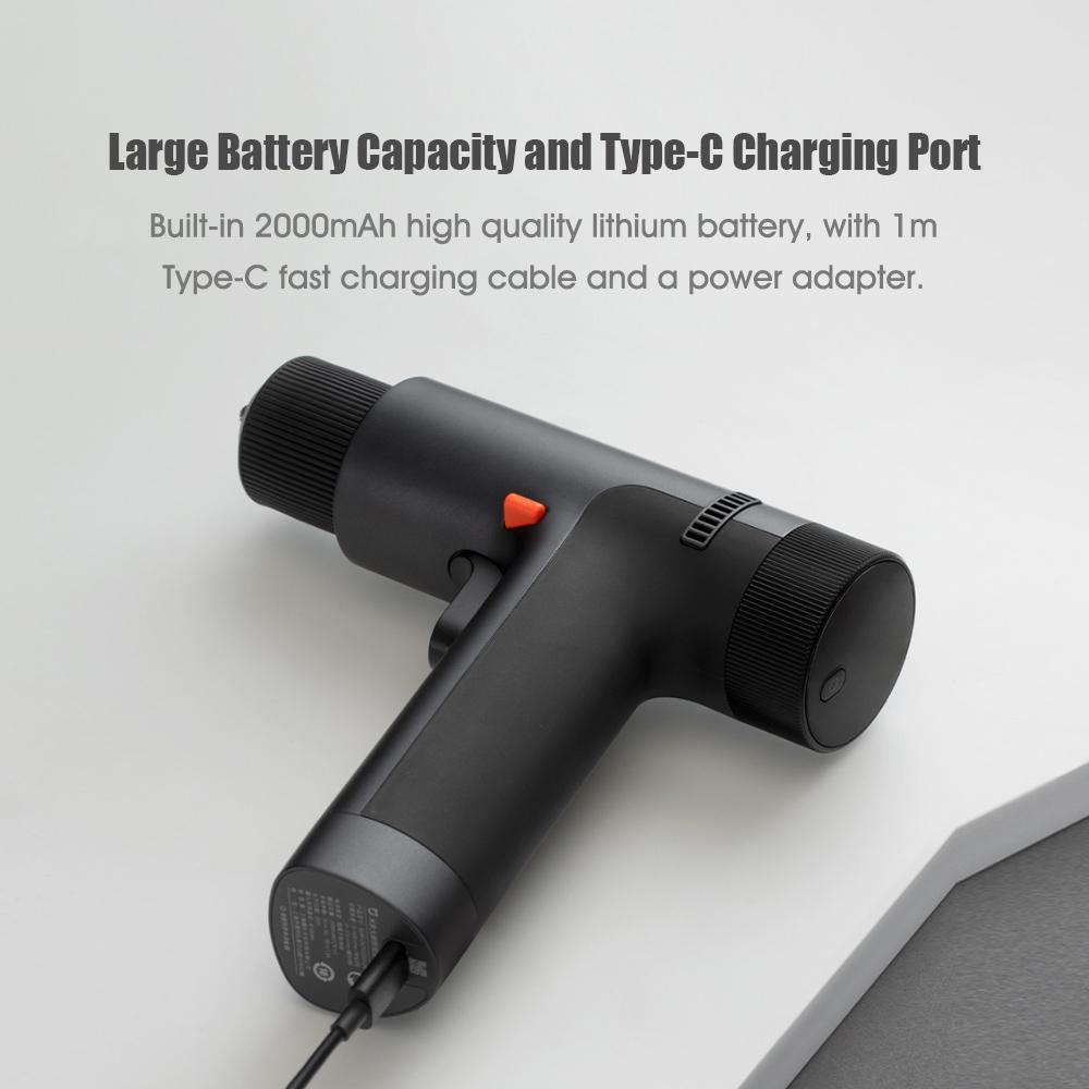 Комплект беспроводной электрической дрели Xiaomi MIJIA, электрическая отвертка/дрель, дизайн 2 в 1, с 3 режимами/30