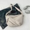 Solid Color Women's Shoulder Bag Simple Single-shoulder Bag Fashionable Underarm Bag  Work Travel