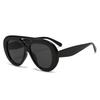 New Large Frame Sunglasses Round Circular Sun Glasses Double Beams Fashion Personality Women Men Sunglasses