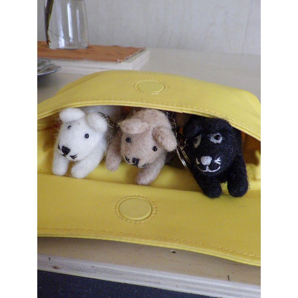 MGR Nepal Wool 3 Cat Keyring (3 colors)