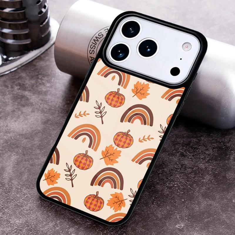 Осенние Листья Падают Хэллоуин Чехол Для Телефона Для iPhone 17 16 15 14 13 12 11 Pro Max Plus 17Air Мягкий Силиконовый Чехол