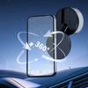 Магнитный держатель для телефона в автомобиль с вращением на 360°, магнитная вакуумная присоска, держатель для телефона на приборную панель автомобиля для телефонов с MagSafe