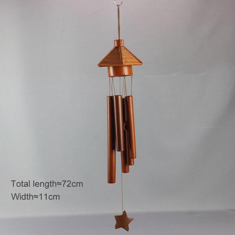 Handmade Antique Tubes Bell Bamboo Wind Chimes Pendant Balcony Outdoor Yard Garden Home Decor Windchime Wall Hanging Crafts