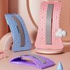 Back Stretcher Waist Trainer Adjustable Cervical Spine Lower Back Neck Pain Relief Massager Cushion Arch Lumbar Back Cracker Board Stretching Device