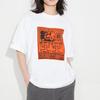 Uniqlo Футболка унисекс с принтом Микки и Кита Харинга, с круглым вырезом, короткий рукав, Белый 461337-00