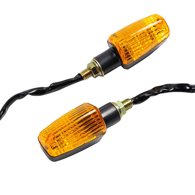 1 пара универсальных указателей поворота для мотоцикла, светодиодные индикаторы, мигалка, янтарный поворотник, сигнальная лампа