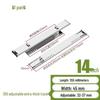 Kitchen Threesection Slide Drawer Adjustable Pullout Basket Rail For Cabinets