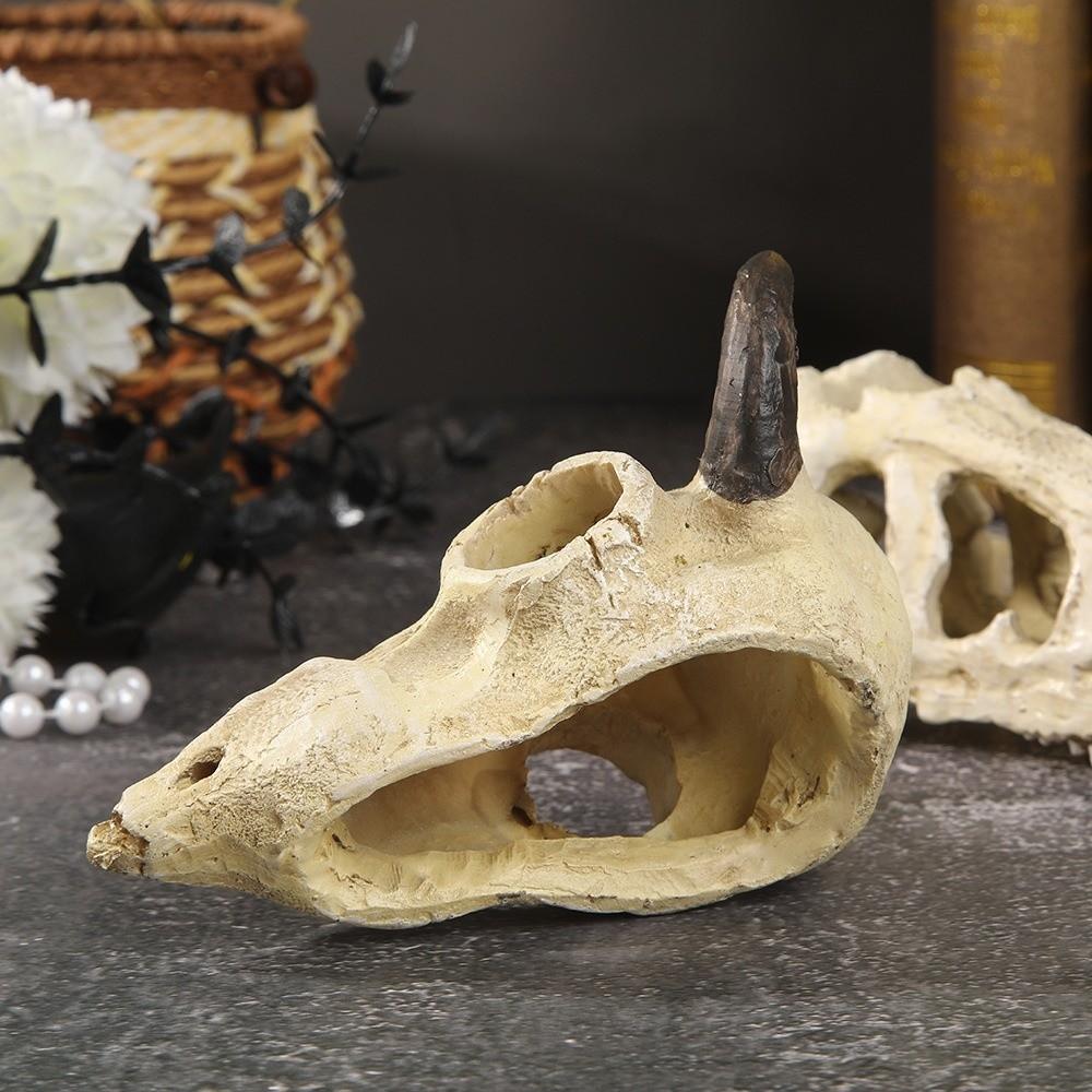 Creative Fish Tank Ornament Lifelike Landscape Decoration Reptile Climbing Shelter Terrarium