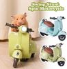 Pet Toys Mini Motorcycle Electric Bike Toy Hamster Stunt Rotation Accessories Scooter Motorcycle with Lights Music