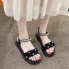 Fashion Ladies Shoes Pearl Open Toe Women's Sandals Low Price Sandal The Best Footwear On Sale Original Summer 2025 Offers Casual Shoe