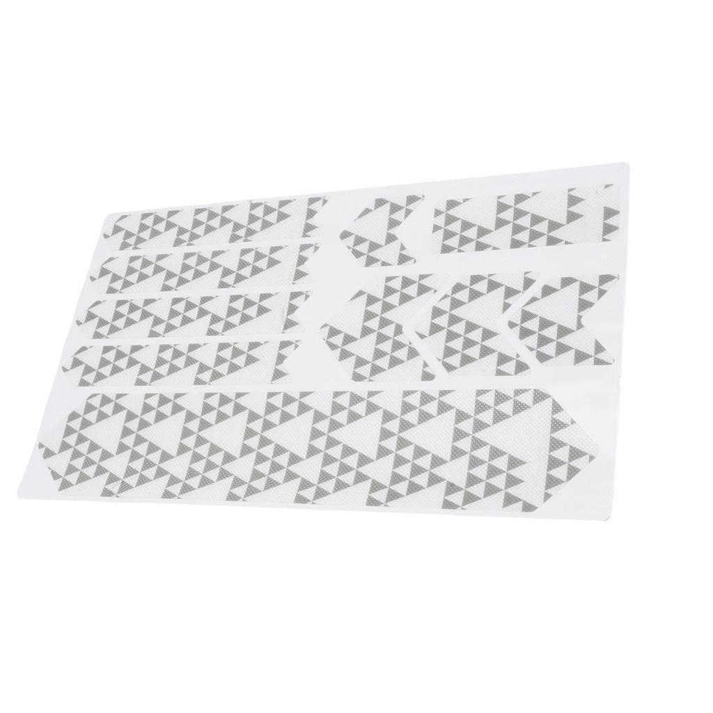 1 комплект защитной ленты для рамы велосипеда, защита от царапин, водонепроницаемая защитная пленка, защита рамы горного велосипеда, сетчатый узор