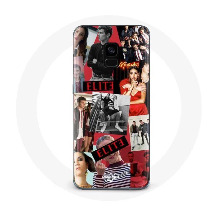 Coque pour Samsung Galaxy A8 Plus Elite Saison 5 Affiche Personnages