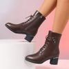 2024 Новые женские ботинки с острыми носами, теплая зимняя удобная и темпераментная женская обувь Универсальная застежка-молния
