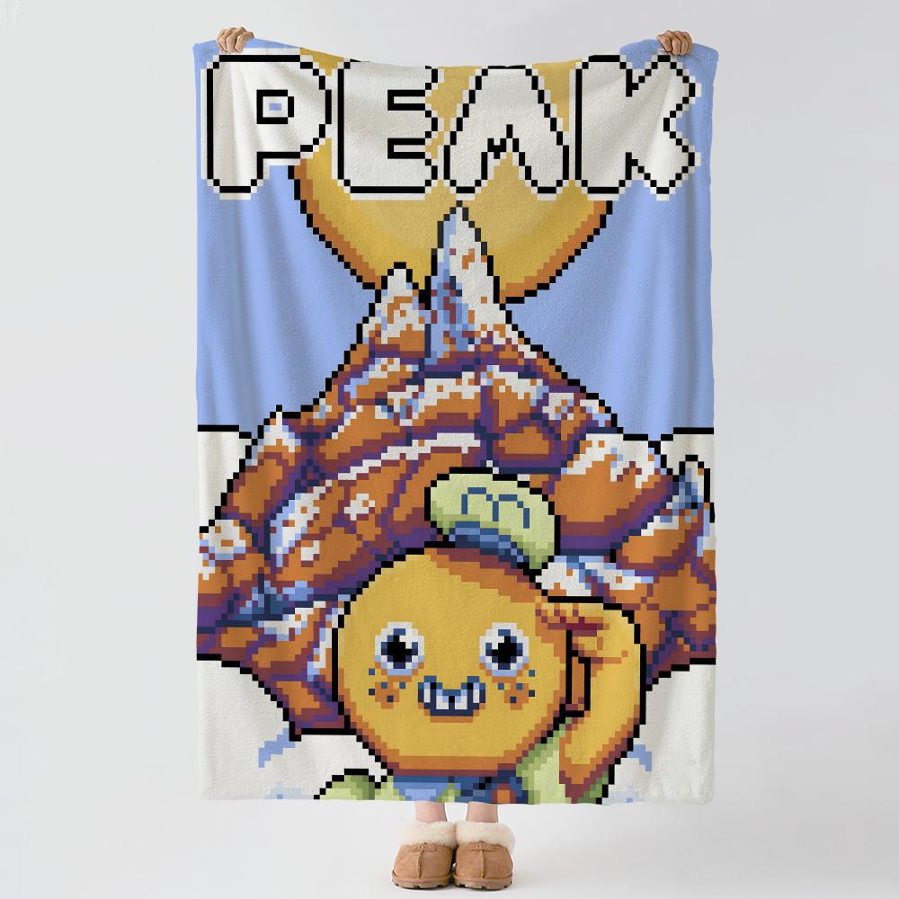Бренд P-PEAK-k Плед из толстого и уютного фланели, для использования в помещении и на улице, для дневного сна