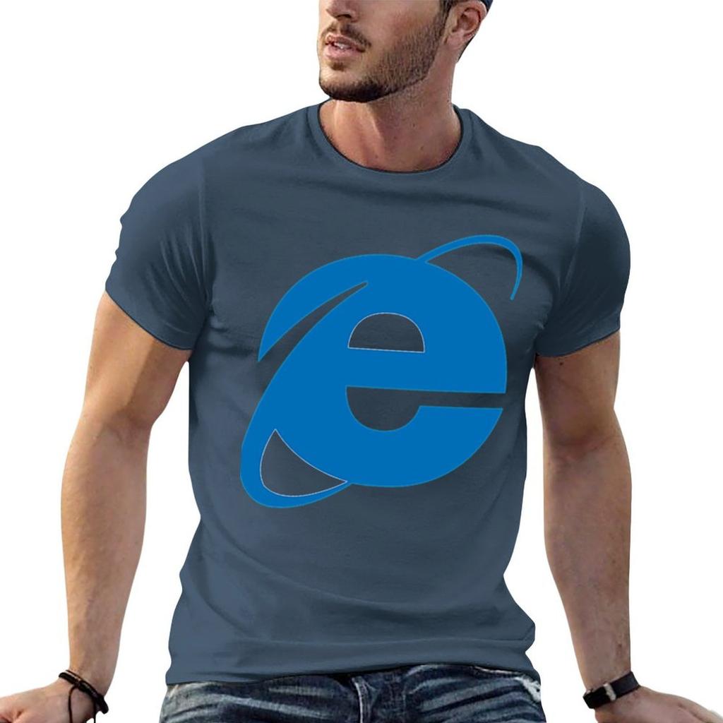 Футболка Internet Explorer Футболка Для Унисекса Хлопковые Футболки Высокое Качество Смешные Футболки Унисекс Футболка