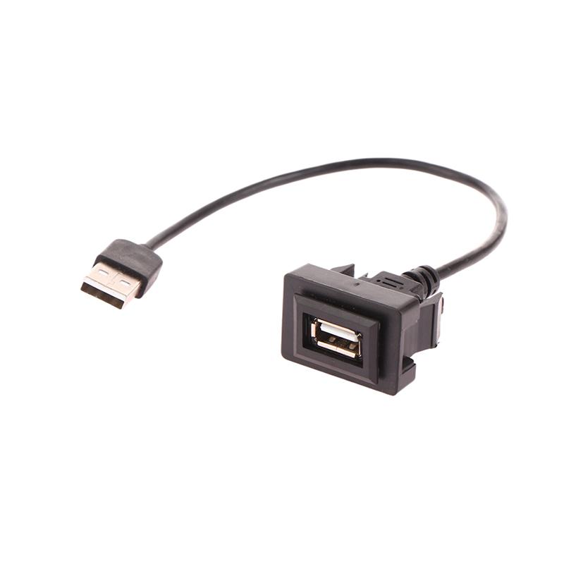 Автомобильная приборная панель с утопленным креплением USB-панель удлинитель кабеля адаптер гнездо для Vigo Rav4 Toyota Vios Levin